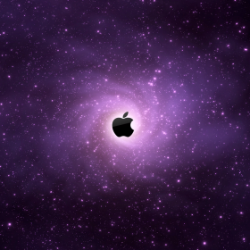 Apple Star-field iPad Wallpaper
