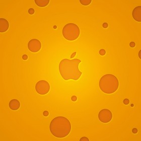 Apple Cheese iPad Wallpaper