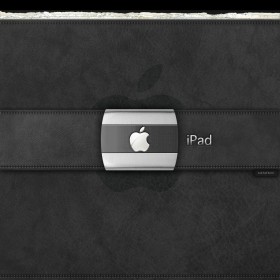 Apple Leather iPad Wallpaper