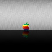 Apple Reflection iPad Wallpaper