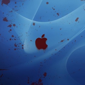 Apple Stain iPad Wallpaper