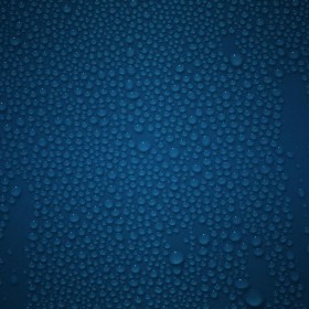 Blue Water Drops iPad Wallpaper