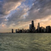 Chicago Skyline iPad Wallpaper
