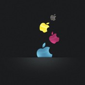 Falling Apples iPad Wallpaper