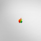 Fragmented Apple Logo iPad Wallpaper