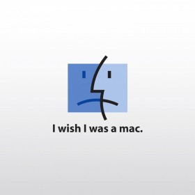 I wish I was a Mac iPad Wallpaper