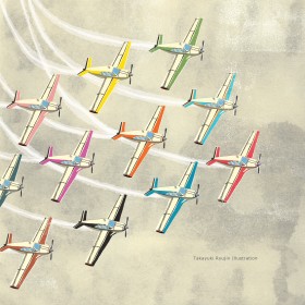 Plane Formation iPad Wallpaper