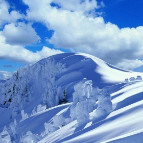 Snowy Mountains iPad Wallpaper