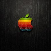 Leather Apple iPad Wallpaper